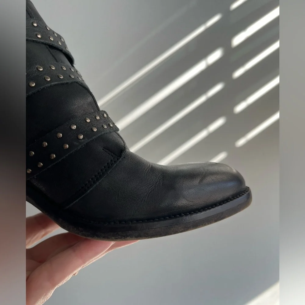 Musse and Cloud Black Buckle Ankle Boots Size 40 - Picture 14 of 14
